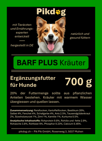 Pik Dog Barf Kräuter 700 g