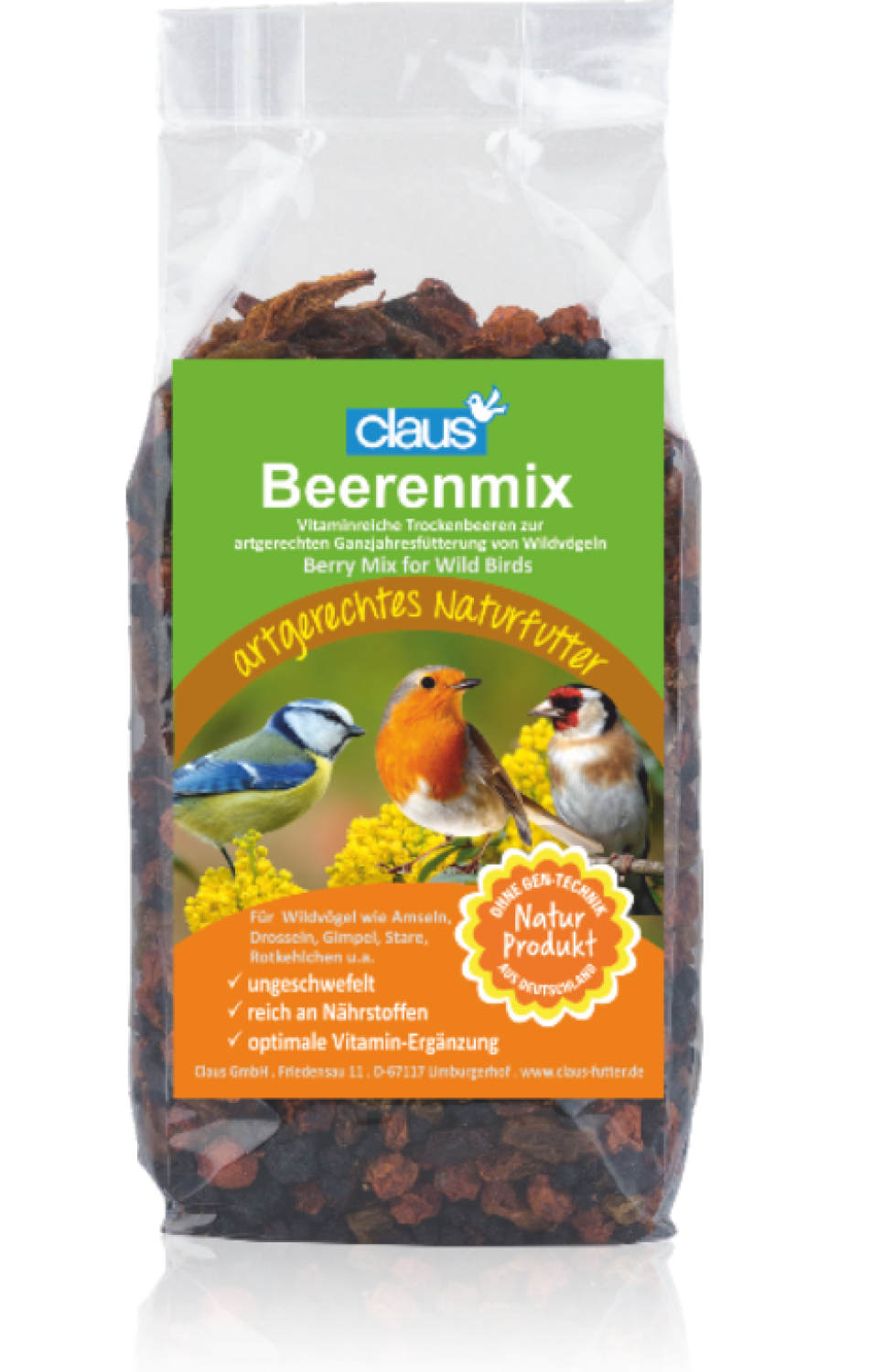 Beerenmix für Wildvögel 200 g