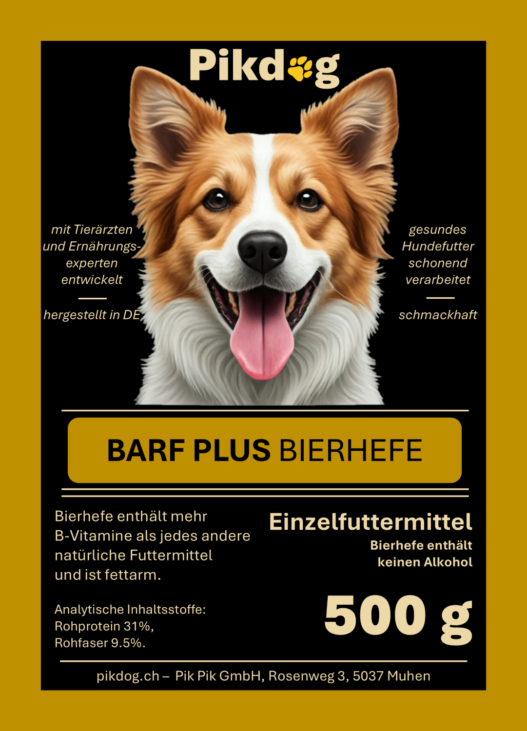 Pik Dog Barf Bierhefe 500 g