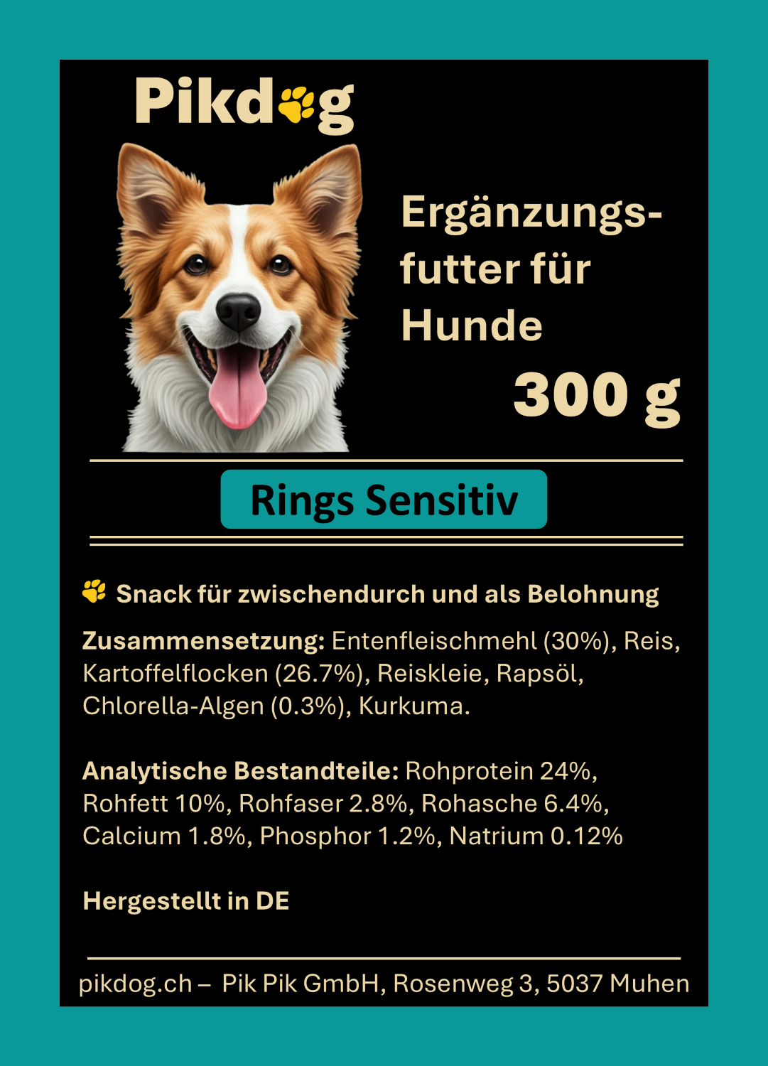 Pik Dog Rings Sensitiv 300 g